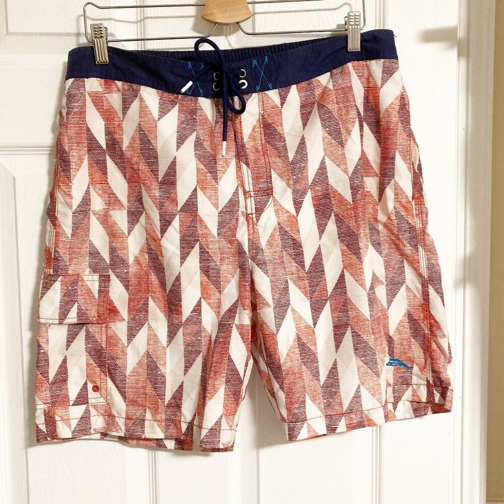 Tommy Bahama Baja Geo 9" Boardshorts Size L